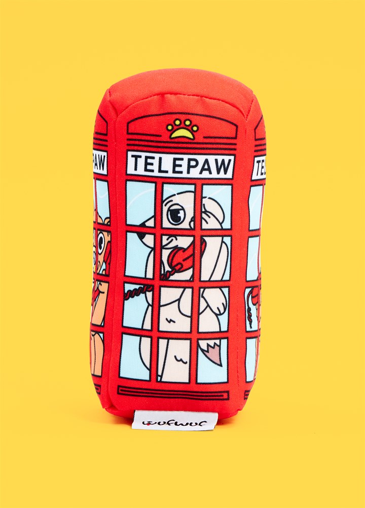 Red Telephone Pet Toy